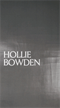 Mobile Screenshot of holliebowden.com